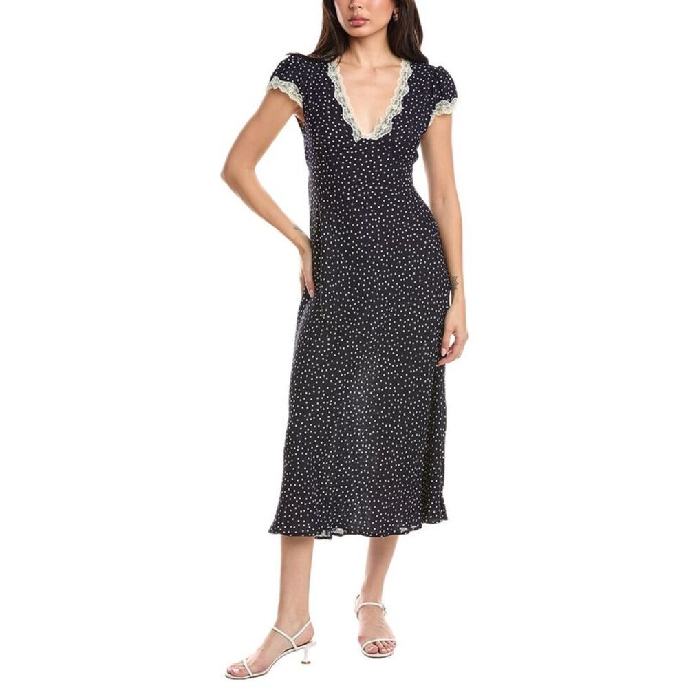 Jl Luxe Womens  Short Sleeve Midi Dress, Blue